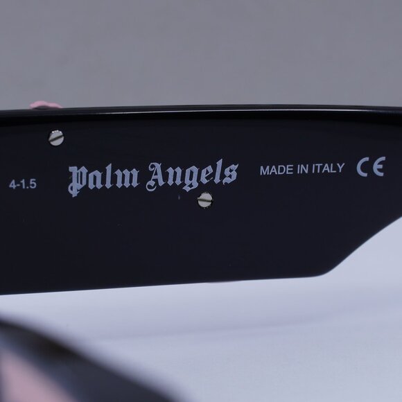 Palm Angels PERI007 ANGEL 1021 Rectangle Sunglasses - Black/Cameo - Picture 8 of 11